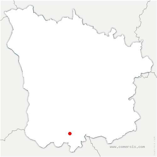 carte de localisation de Toury-Lurcy