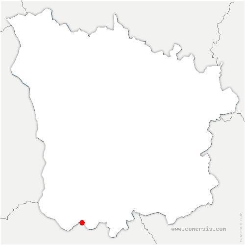 carte de localisation de Toury-sur-Jour