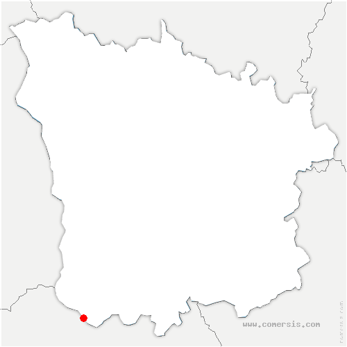 carte de localisation de Tresnay