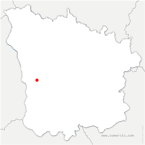 carte de localisation de Varennes-Vauzelles