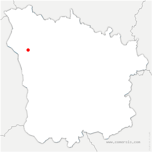 carte de localisation de Vielmanay