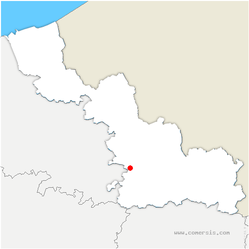 carte de localisation de Abancourt
