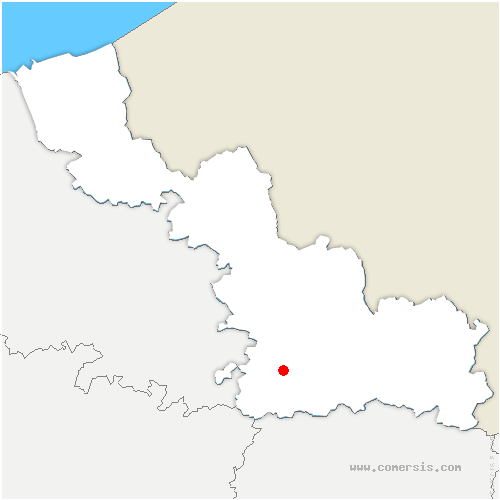 carte de localisation d'Awoingt