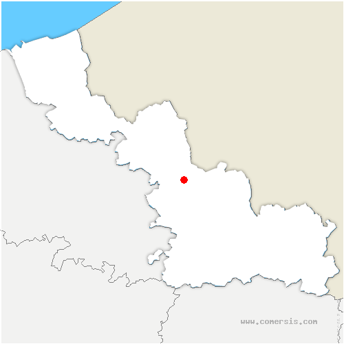 carte de localisation de Floringhem