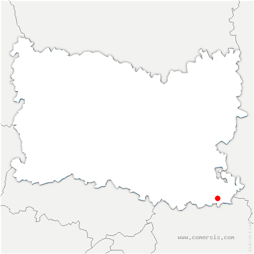 carte de localisation de Acy-en-Multien
