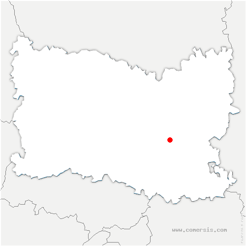 carte de localisation d'Andilly