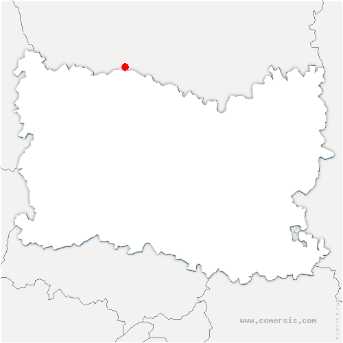 carte de localisation d'Annet-sur-Marne