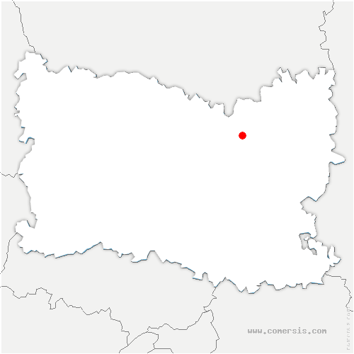 carte de localisation de Antheuil-Portes
