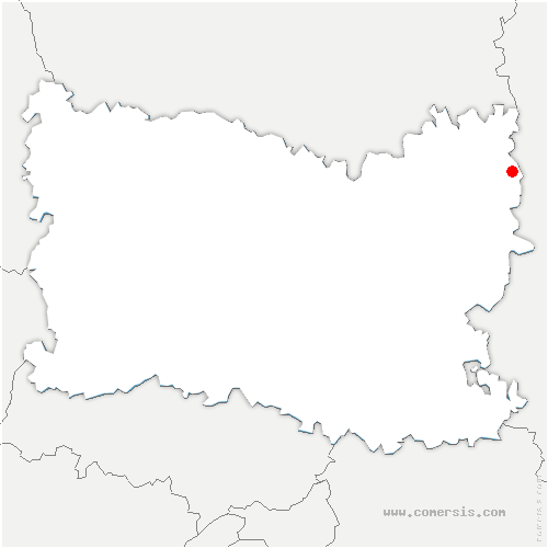 carte de localisation de Appilly