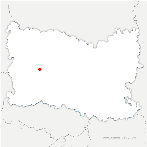 carte de localisation d'Audignicourt