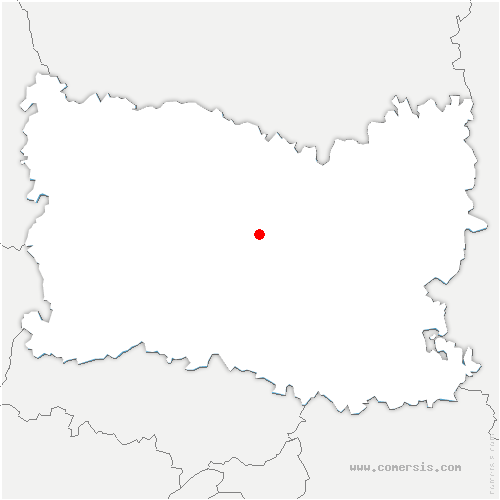 carte de localisation de Avrechy