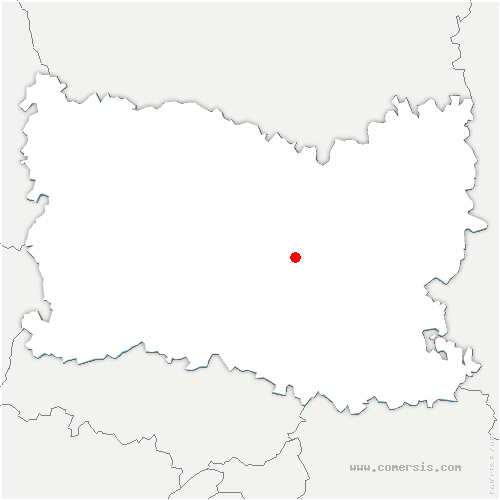 carte de localisation de Avrigny