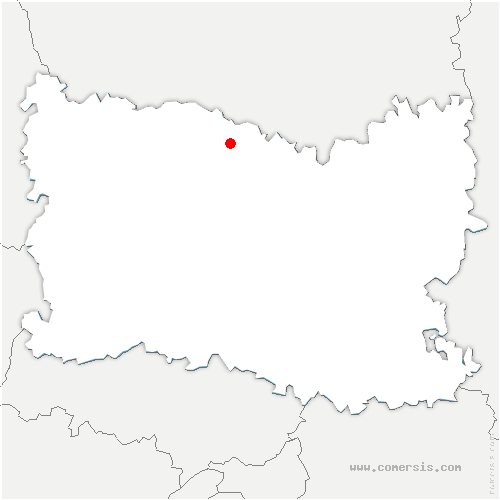 carte de localisation de Bacouël