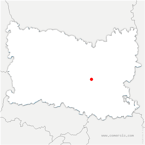 carte de localisation de Bazicourt