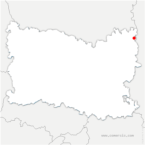 carte de localisation de Beaugies-sous-Bois