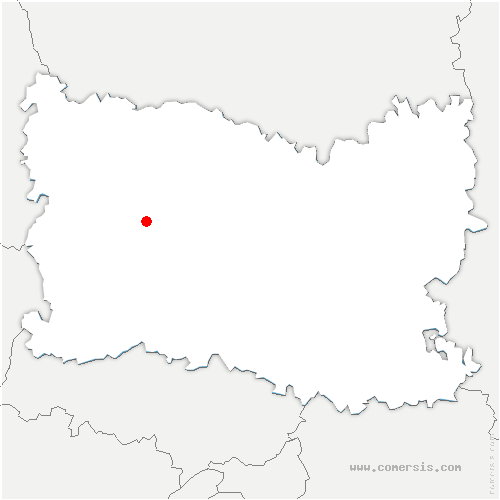 carte de localisation de Besmé