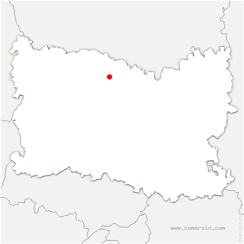 carte de localisation de Bonvillers