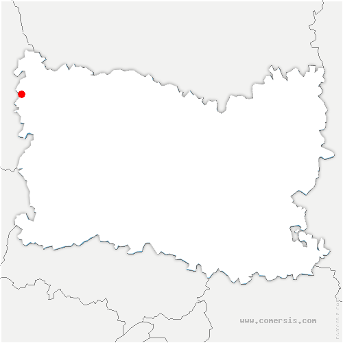 carte de localisation de Boutavent