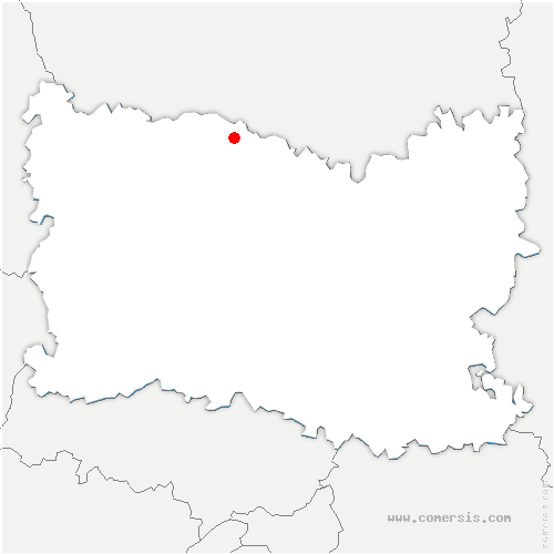 carte de localisation de Breteuil