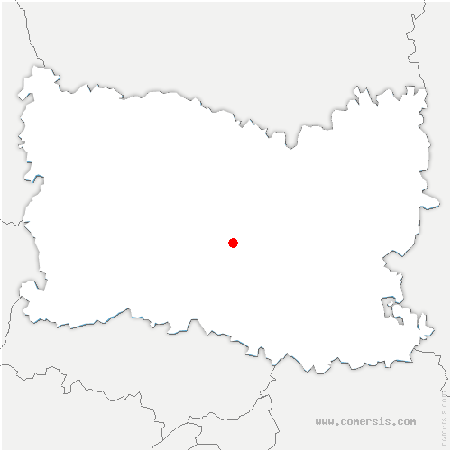 carte de localisation de Breuil-le-Vert
