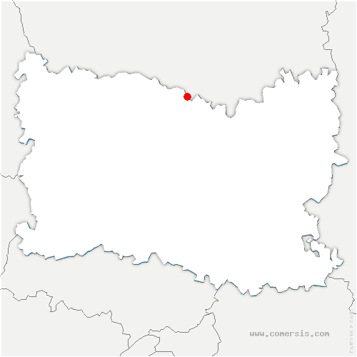 carte de localisation de Broyes