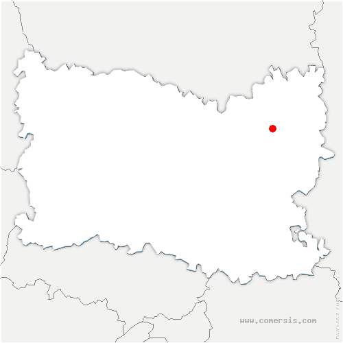 carte de localisation de Cambronne-lès-Ribécourt