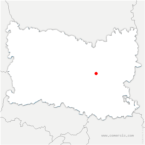 carte de localisation de Canly