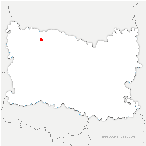 carte de localisation de Catheux