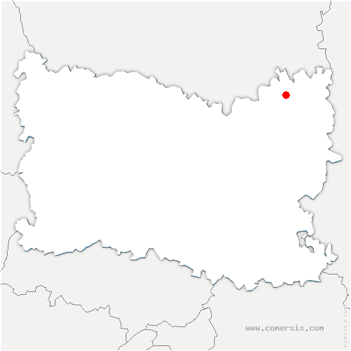 carte de localisation de Catigny