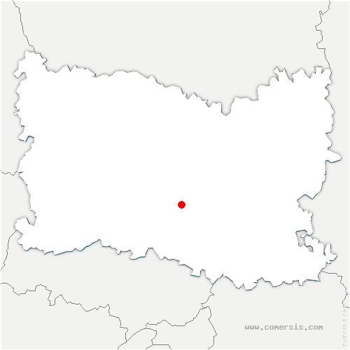 carte de localisation de Cauffry