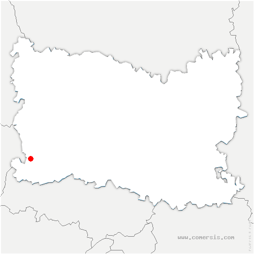 carte de localisation de Chambors