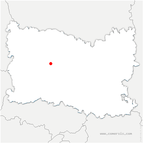 carte de localisation de Champs