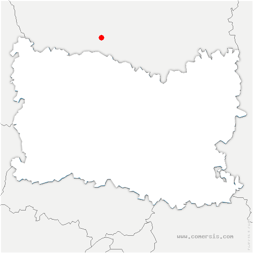 carte de localisation de Charny