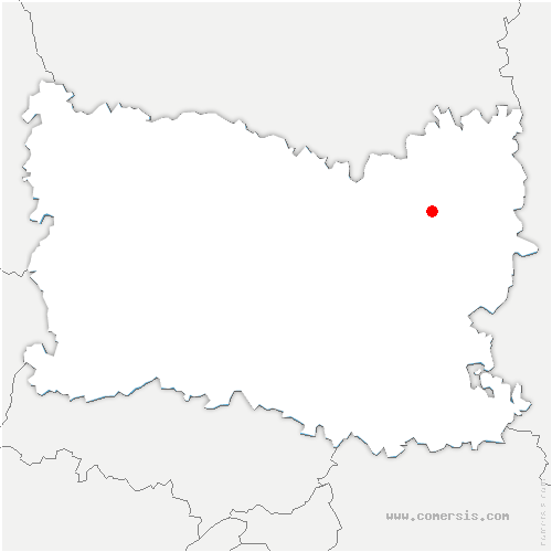 carte de localisation de Chevincourt
