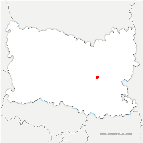carte de localisation de Chevrières