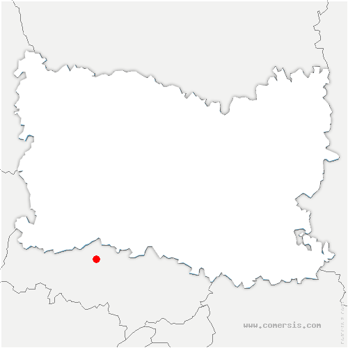 carte de localisation de Chézy-en-Orxois