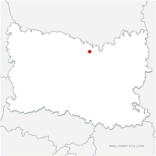 carte de localisation de Coivrel