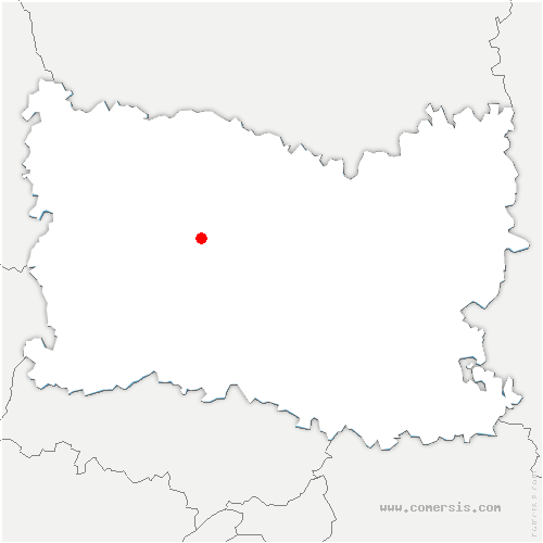 carte de localisation de Coucy-la-Ville