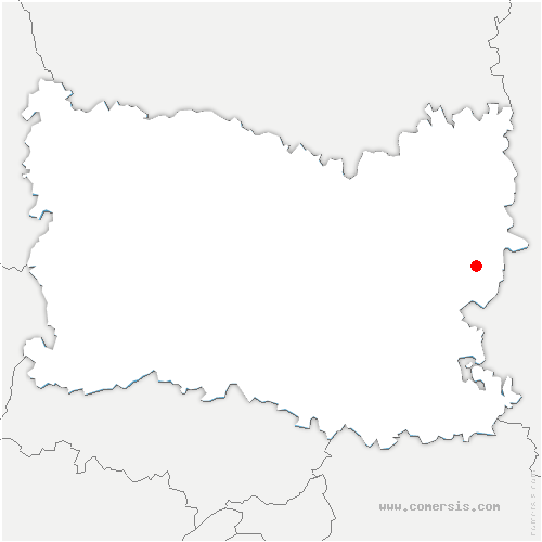 carte de localisation de Couloisy