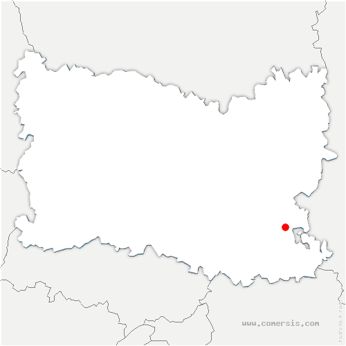carte de localisation de Crépy-en-Valois