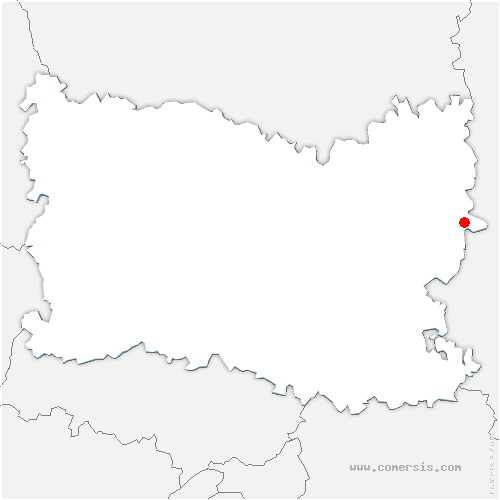 carte de localisation de Criquiers