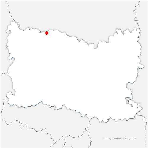 carte de localisation de Croissy-sur-Celle