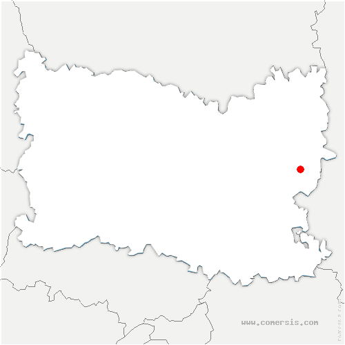 carte de localisation de Cuise-la-Motte