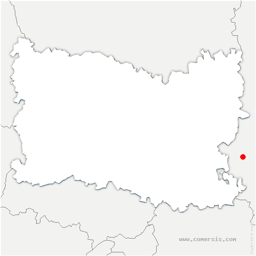 carte de localisation de Cuy-Saint-Fiacre