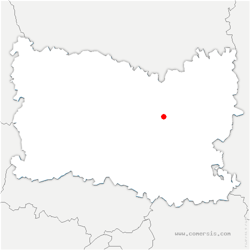 carte de localisation de Estrées-Saint-Denis
