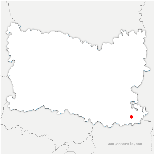 carte de localisation d'Étavigny