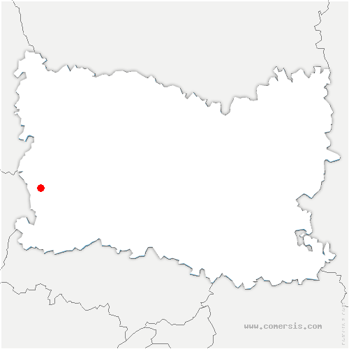 carte de localisation de Flavacourt