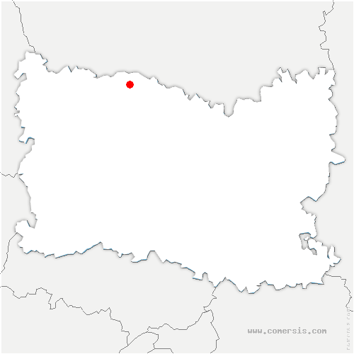 carte de localisation de Fléchy