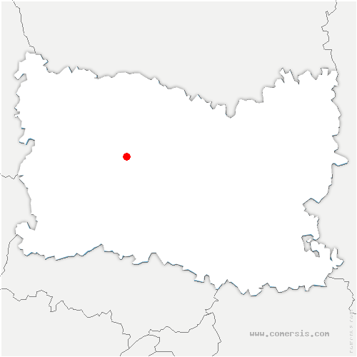 carte de localisation de Folembray