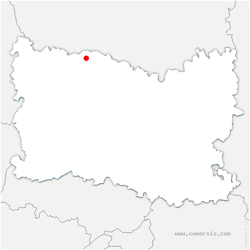 carte de localisation de Fontaine-Bonneleau
